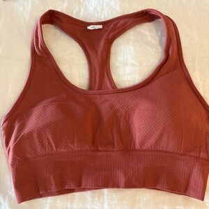 NWOT Seamless Racerback Sports Bra - Terracotta
